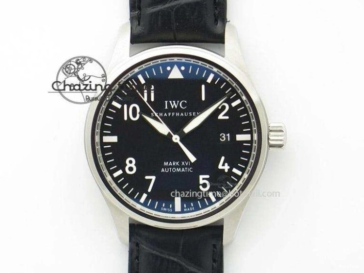 MIROTIME 0224 UrbanChic Ingeniuer St.Laurens SS Blue Dial MK 1:1 Best Edition On Black Leather Strap A 7366